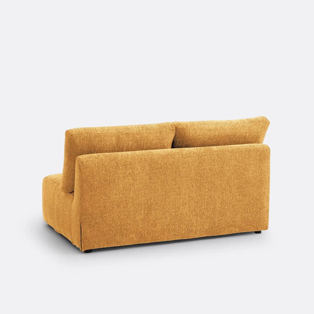 Modulaire 2-zitsbank Monica in gemêleerd chenille