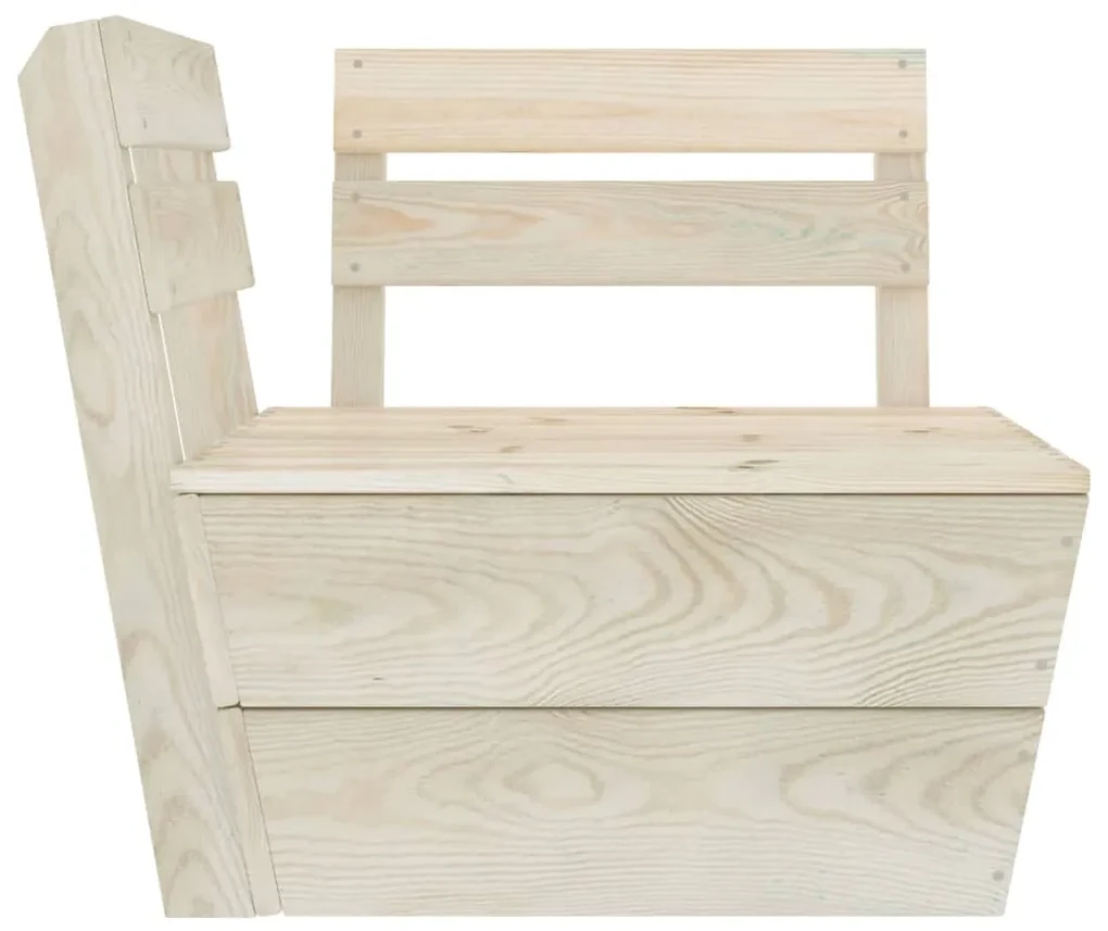vidaXL Hoekbank sectioneel pallet geïmpregneerd vurenhout