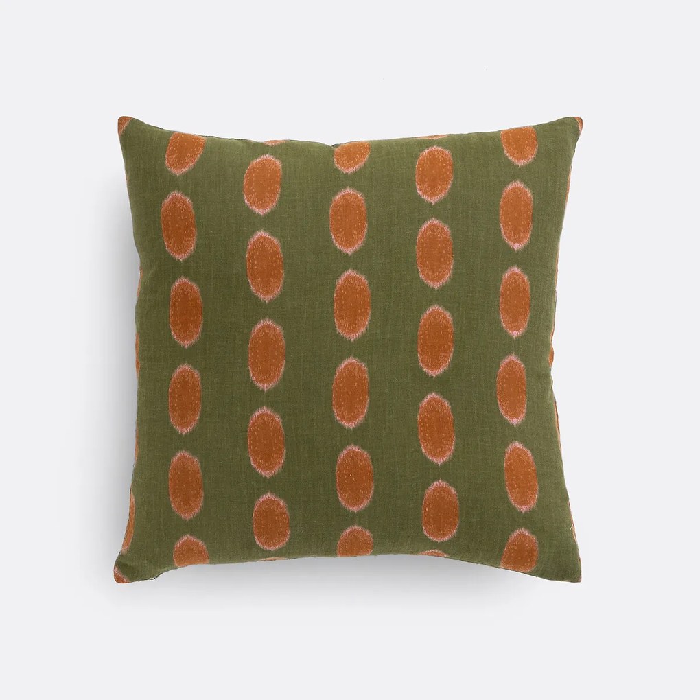 Vierkante kussenhoes, tetra, Ikat print, Asti