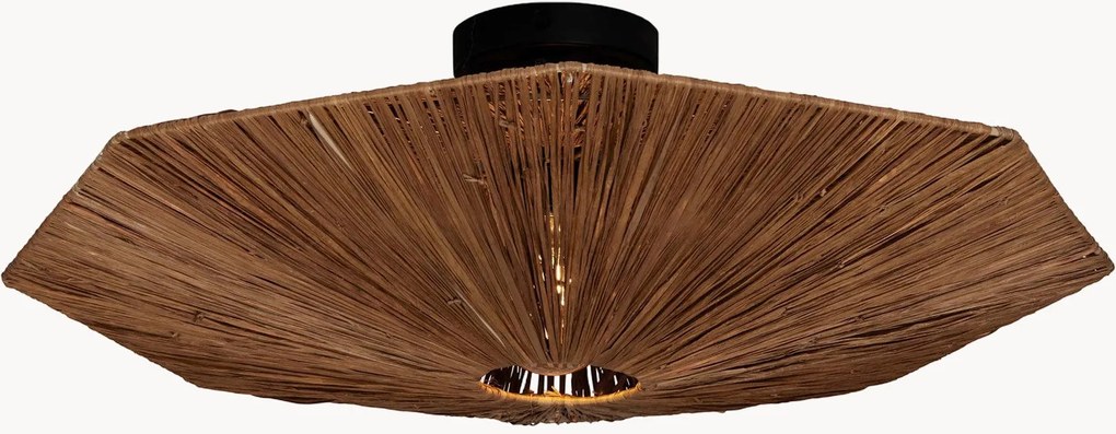 Plafondlamp Panama van raffia