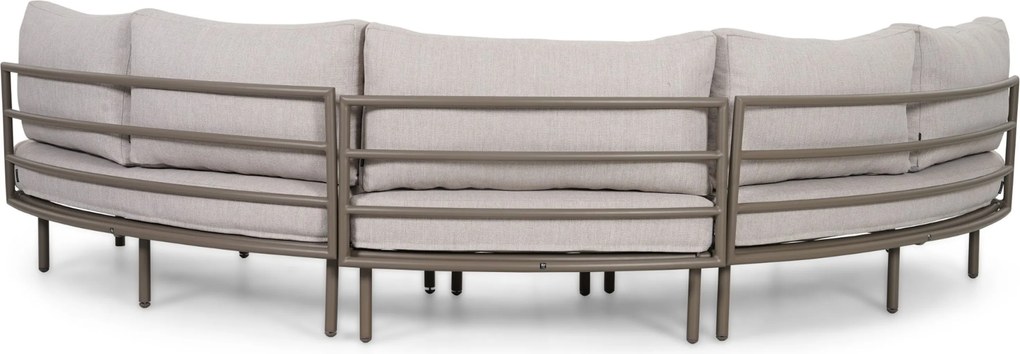 Loungeset tuin 5 personen Aluminium Taupe  Lifestyle Garden Furniture Perla
