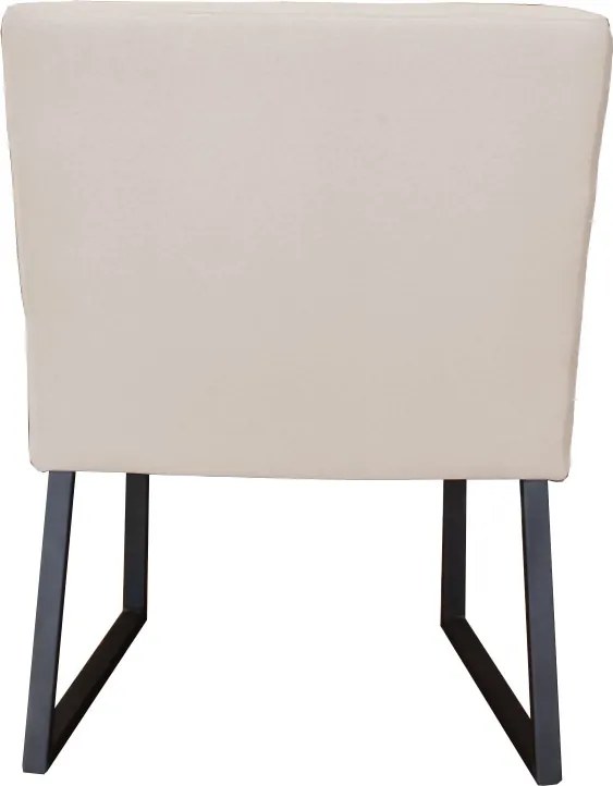 Eetkamerstoel - Amsterdam - geschikt voor ronde tafel - stof Element zand 17