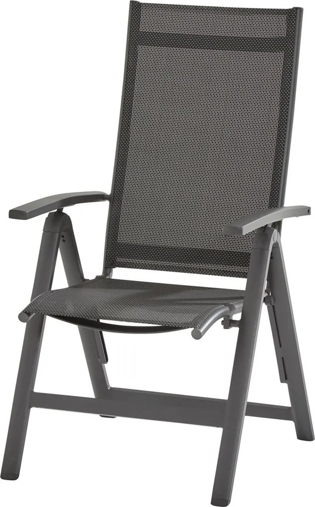 Showroommodel Verona verstelbare dining tuinstoel antraciet Taste 4SO ( set van 3)