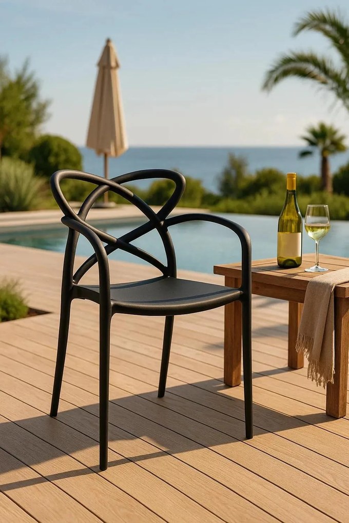 Vella-stoel met armleuningen