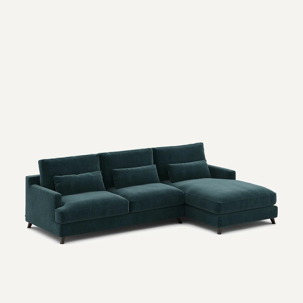 Chenille fluwelen hoekbank, Alwine
