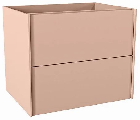 Mondiaz TENCE wastafelonderkast - 60x45x50cm - 2 lades - push to open - softclose - Rosee M37163Rosee