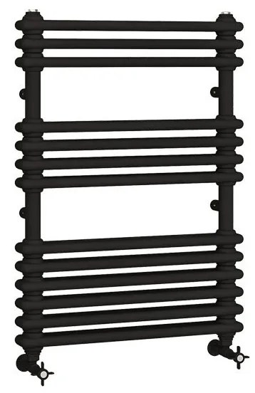 Eastbrook Imperia 2 koloms handdoekradiator 60x85cm 772W zwart mat