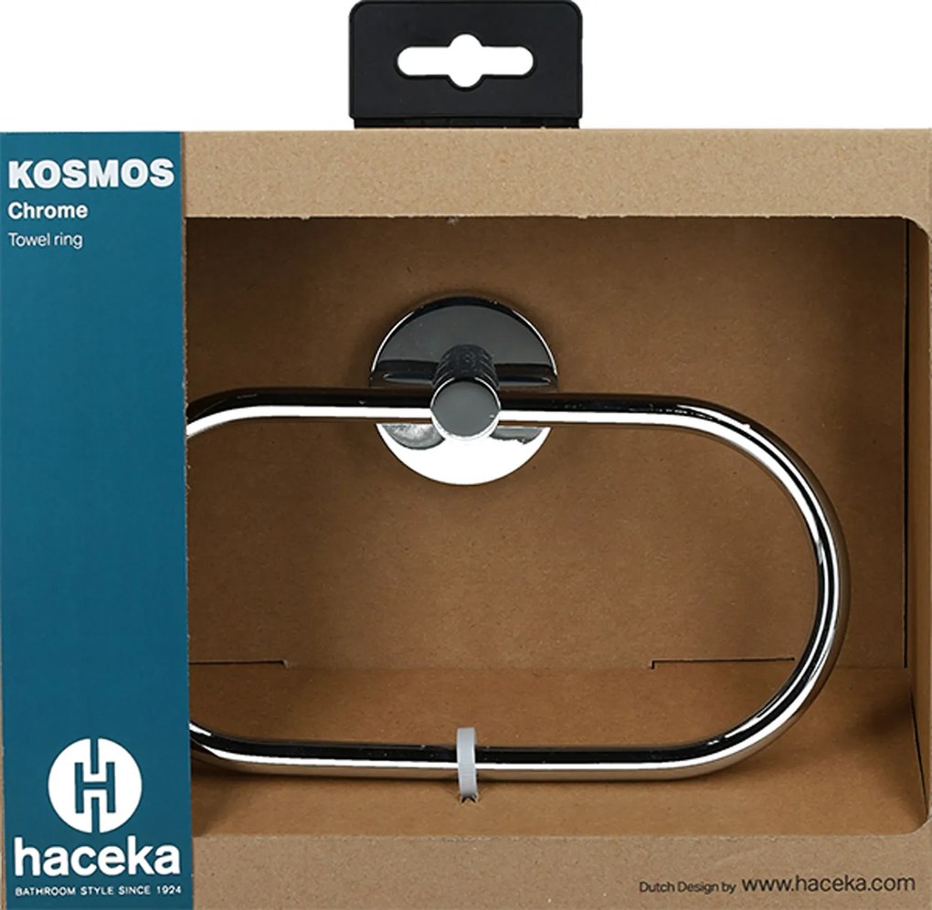 Haceka Kosmos handdoekring chroom