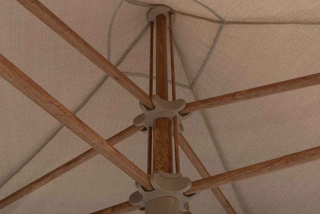 4 Seasons Vivenda stokparasol 270x270 cm. - beach/woodlook