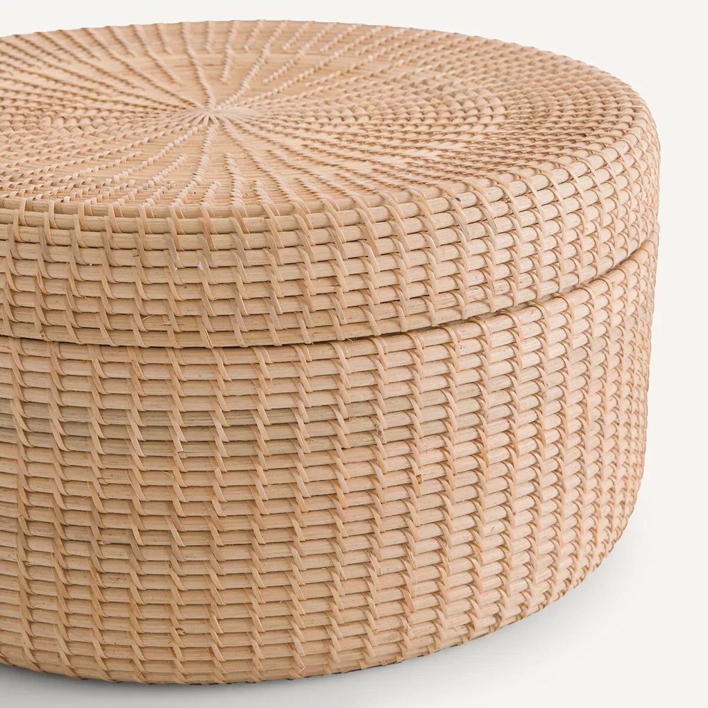 Opbergdoos in rotan,Ø 50 cm, Ysée