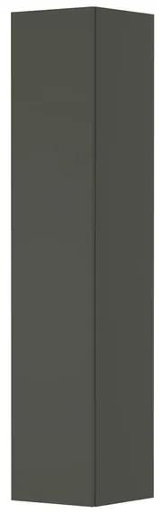 INK Badkamerkast - 35x35x169cm - 1 deur - links en rechtsdraaiend - greeploos - MDF lak Mat beton groen 1241157