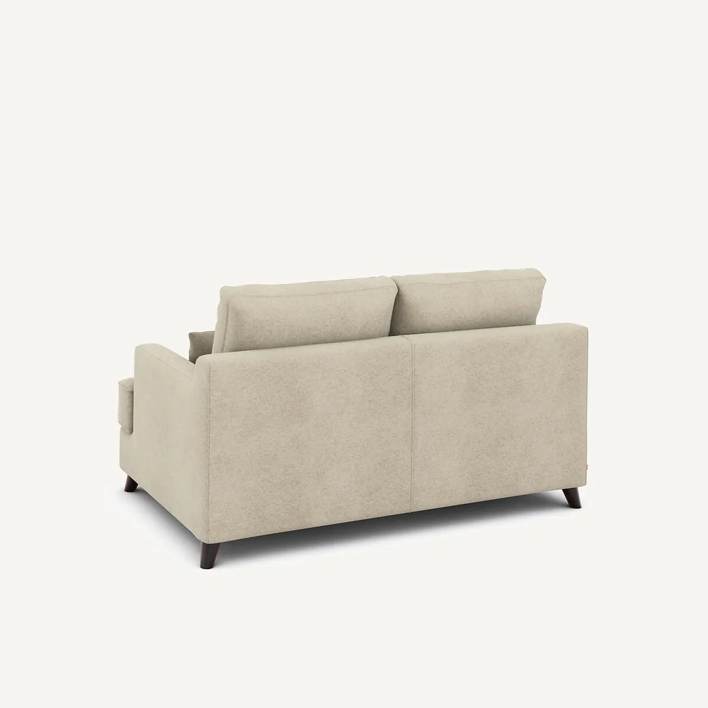 2-zits compacte bank van linnen fluweel, ALWINE