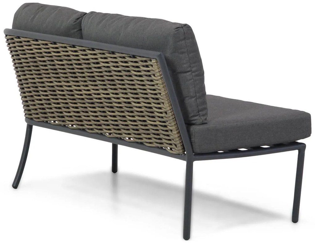 Hoek loungeset 5 personen Aluminium/wicker Grijs  Lifestyle Garden Furniture Enchante/Montana