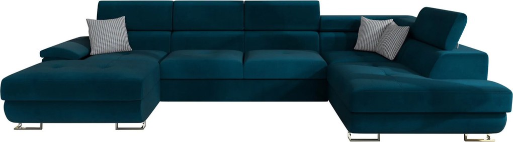 Hoekbank Comfivo Ruta V, Aanwezig, Aanwezig, 345x202x71cm, 192 kg, Poten: Kunststof, Metaal