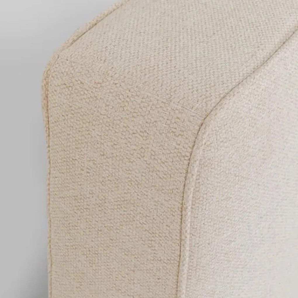 Gestoffeerd Bedframe Beige Stof 180 Cm