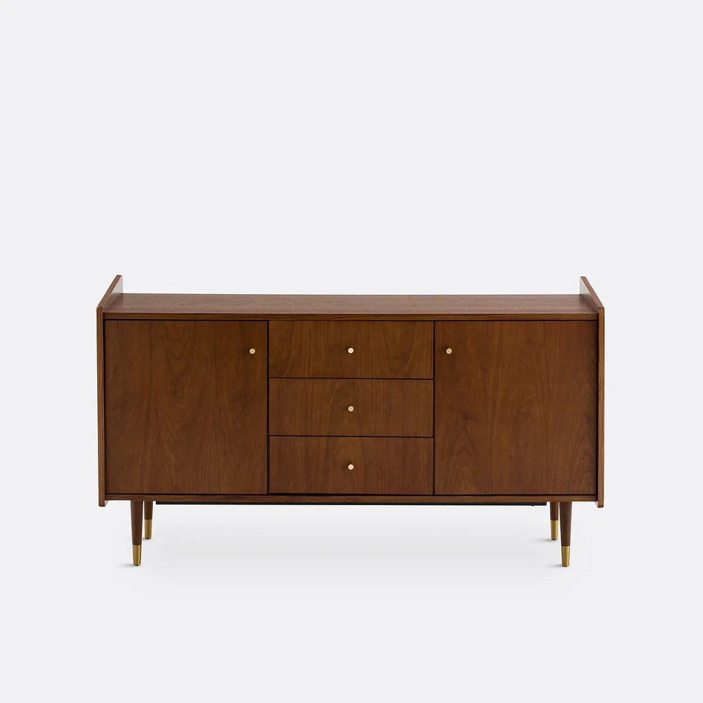 Vintage dressoir in walnootfineer, Ronda