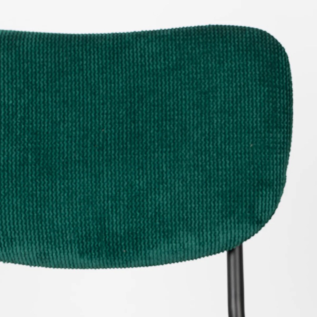 Zuiver Benson Hoge Barkruk Stof Groen