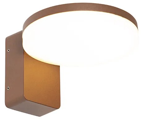 Moderne buiten wandlamp roestbruin incl. LED IP54 - Esmee