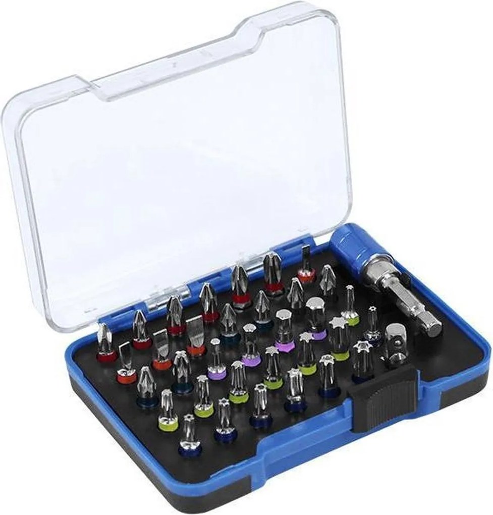 Hyundai professionele bitset 36-delig - S2-staal - torx / inbus / torx-h / pozidriv / platbek / kruiskop