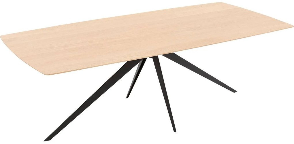 Goossens Excellent Eettafel Uniek, Semi rechthoekig 180 x 100 cm