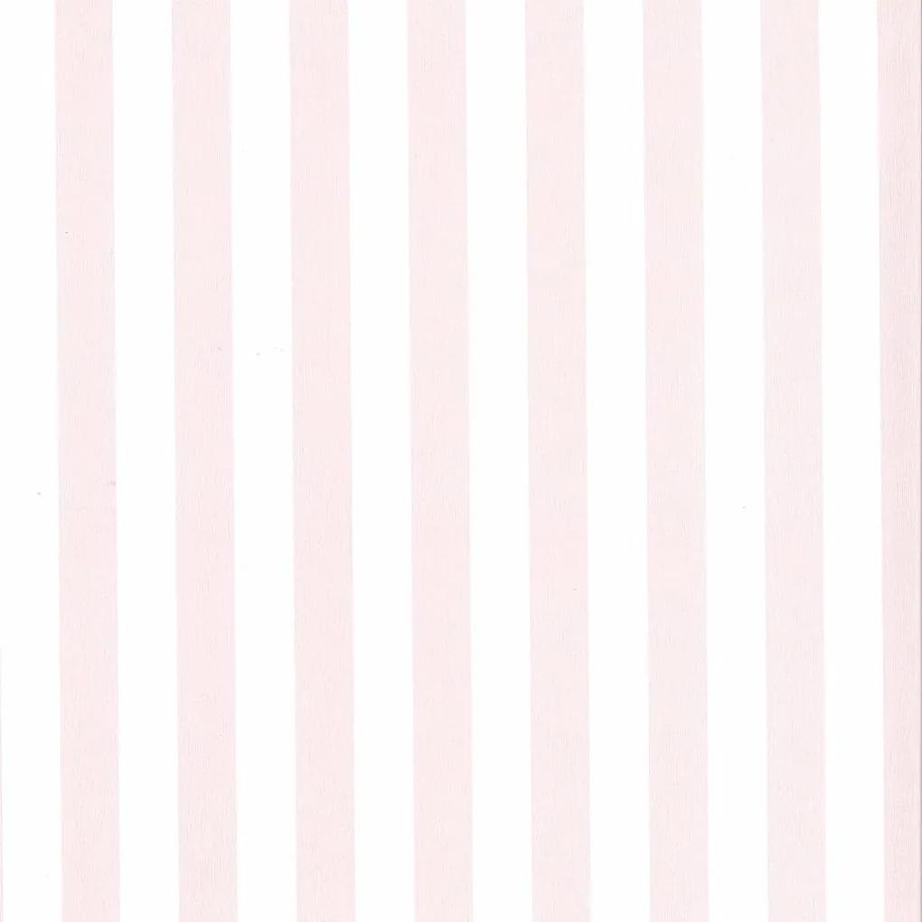 Noordwand Fabulous World Behang Stripes wit en roze 67103-4