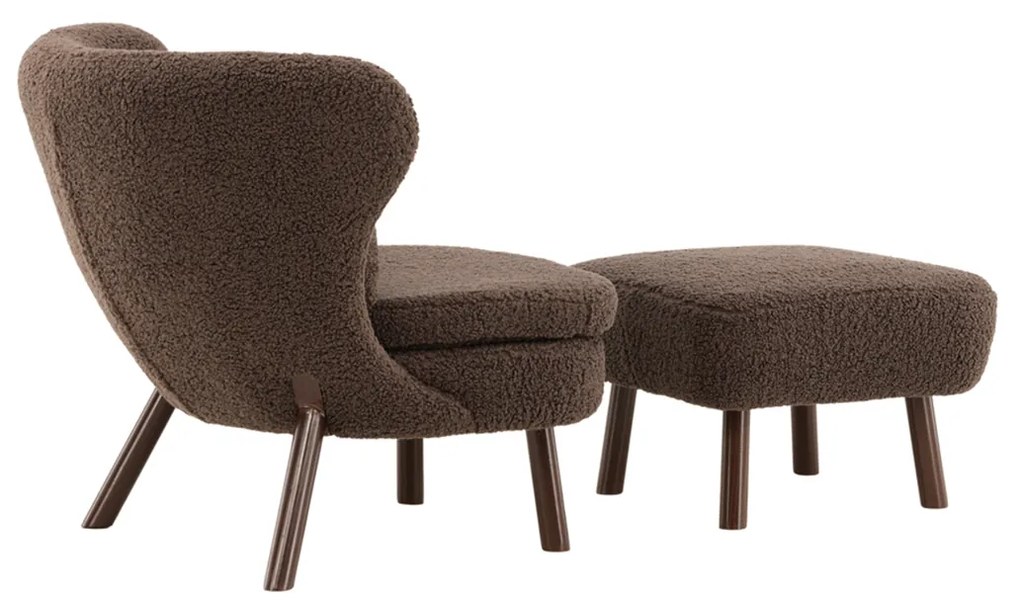 Teddy Fauteuil Met Voetenbank