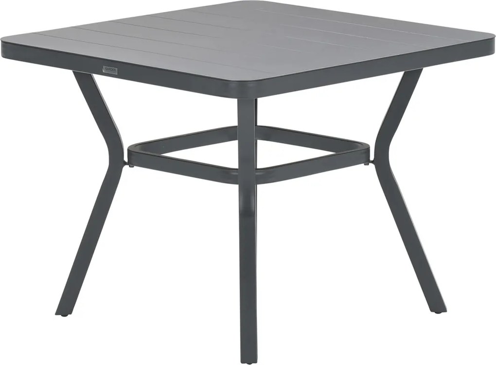 Garden Impressions Ross tuinset 5-delig zwart - Mina tuintafel 90x90 cm