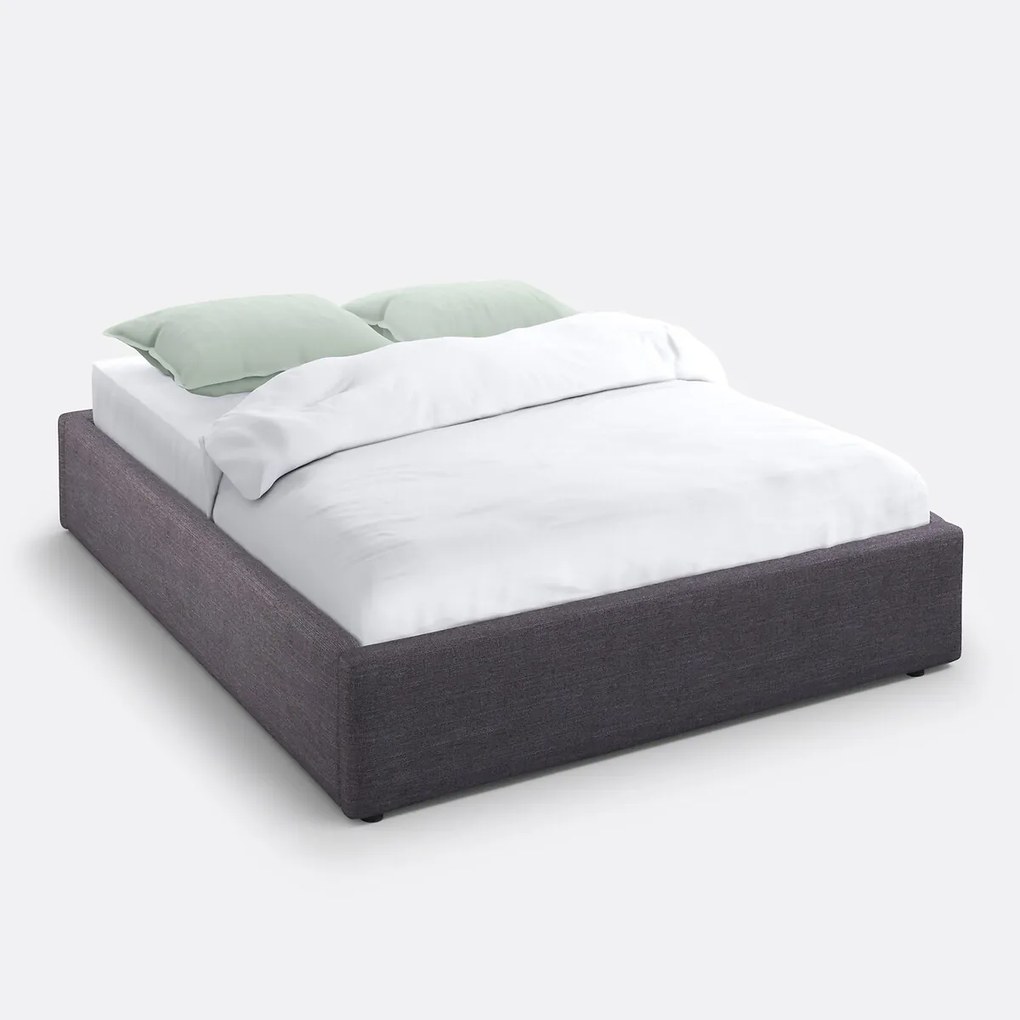 Kofferbed met ophefbare lattenbodem, Papilla