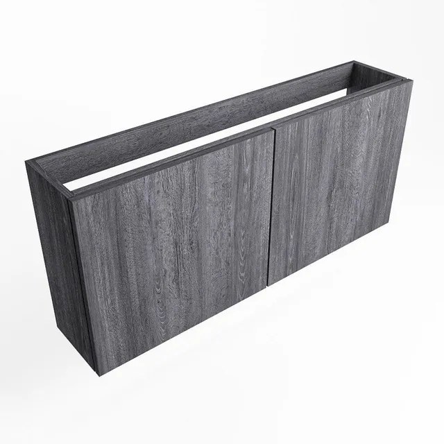 Mondiaz FOWY fonteinonderkast - 110x22x50cm - 2 deuren - push to open - softclose - Antracite FOWYTO110Ant2D