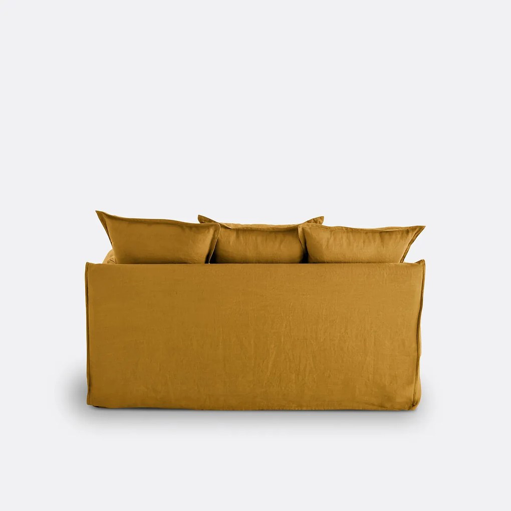 Bank 2-, 3-, 4- of 5-zits, in kreukellinnen, Odna