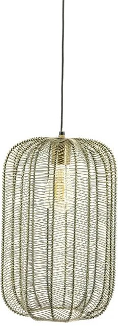 By-Boo Hanglamp Carbo - Brons - Metaal - By-Boo - Industrieel & robuust