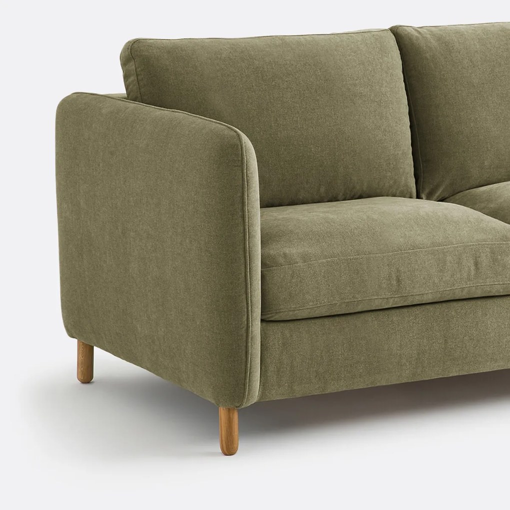 3-zits gevlekte polyester bank Loméo