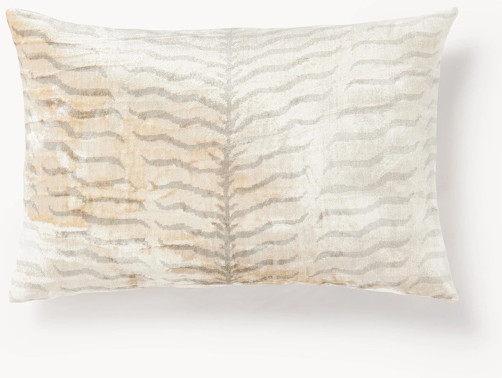 Viscose kussenhoes Helene met ingeweven jacquard patroon