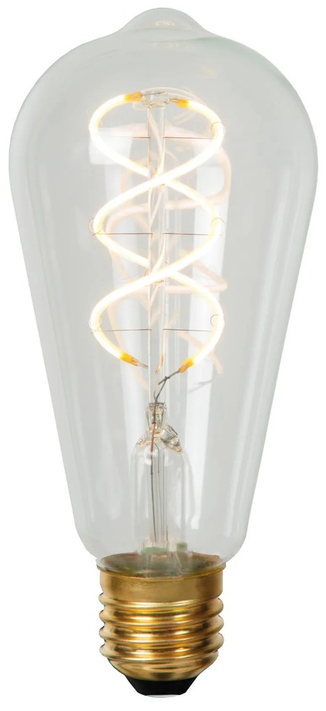Lucide Bulb dimbare LED lamp 2700K E27 5W 6.4cm transparant