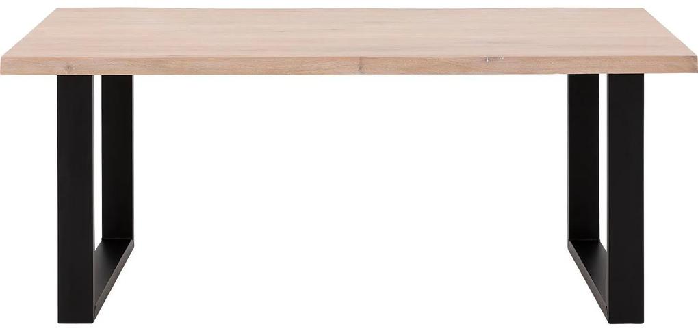 Goossens Eettafel Blade, Boomstamblad 200 x 100 cm 5 cm dik