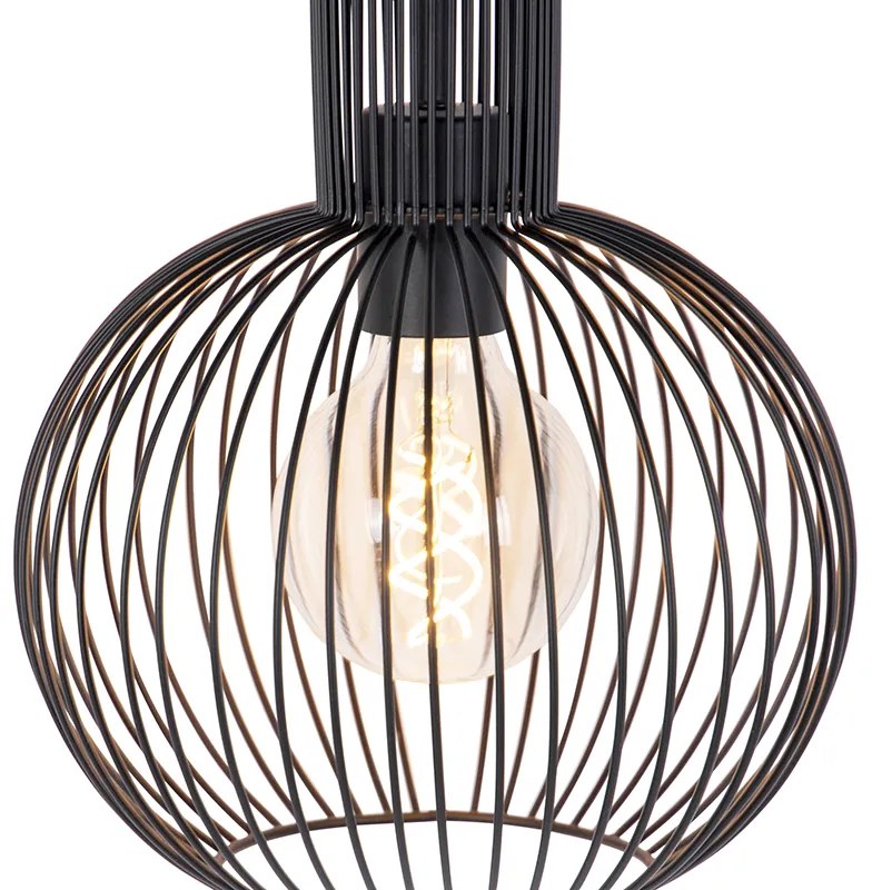 Design hanglamp zwart - Wire Whisk
