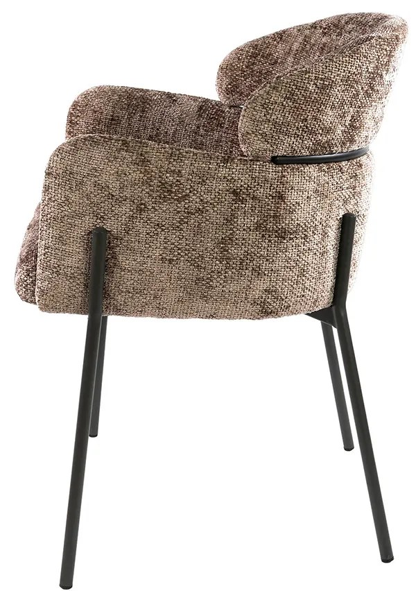 Comfortabele Eetkamerstoel Mocca