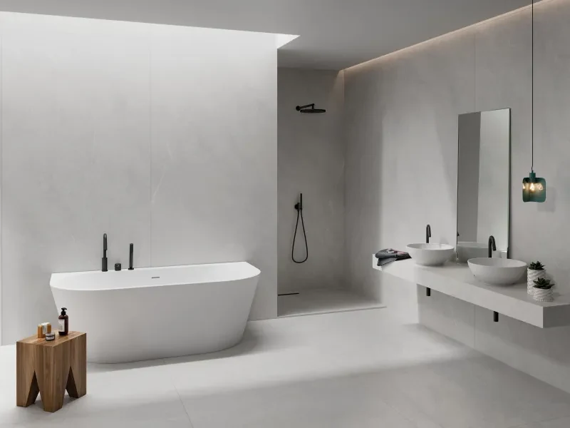 Jabo Munich White vloertegel 60x120cm gerectificeerd