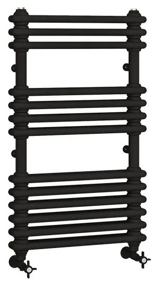 Eastbrook Imperia 2 koloms handdoekradiator 50x85cm 650W zwart mat