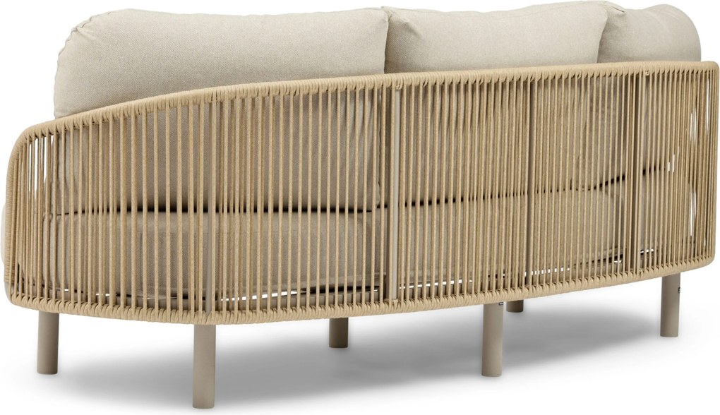 Stoel en Bank Loungeset 5 personen Rope Zand/Beige  Coco Amici