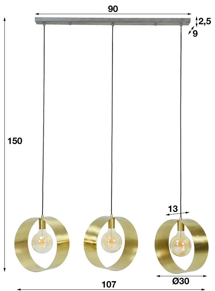 Eettafel Hanglamp Houden Cirkels