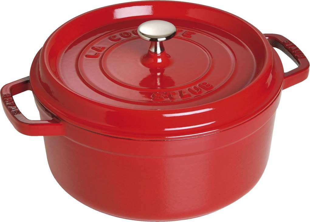 Staub La Cocotte Cocotte 26 cm / 5,25 l, Rond, Kersenrood - La Cocotte - Staub