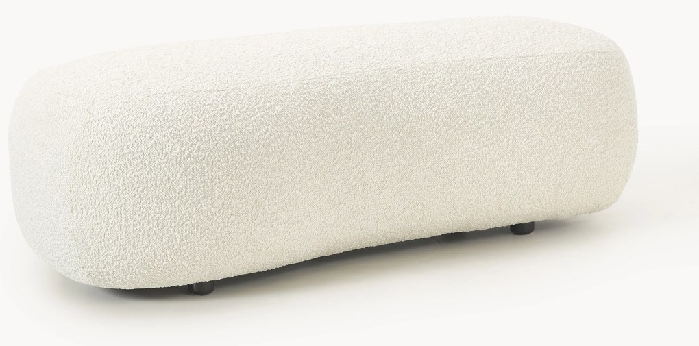 XL poef Alba van bouclé