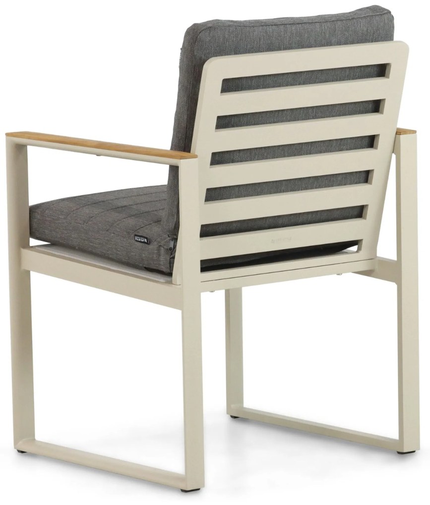 Tuinstoel Aluminium/Teak Transparant Lifestyle Garden Furniture Faro