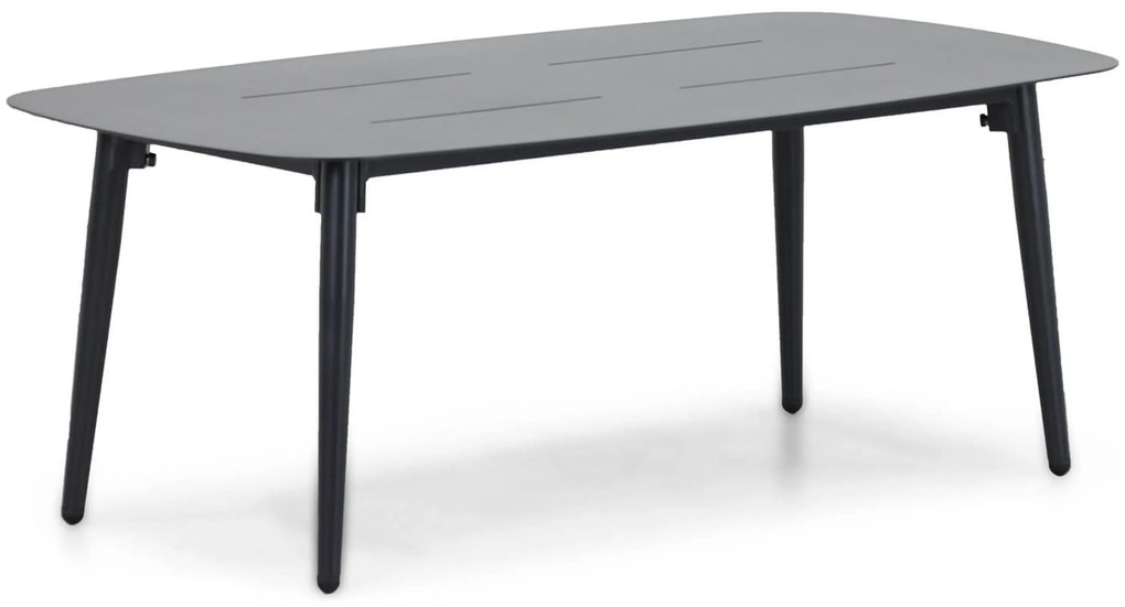 Stoel en Bank Loungeset 4 personen Aluminium/wicker Grijs Lifestyle Garden Furniture Nice
