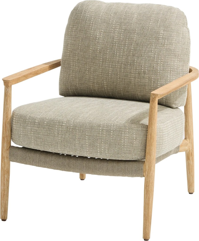 Milou low dining tuinstoel rustic teak Taste 4SO