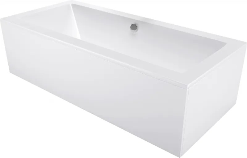 Mexen Cube rechthoekig bad 190 x 90 cm met ombouw, wit - 55051909000X