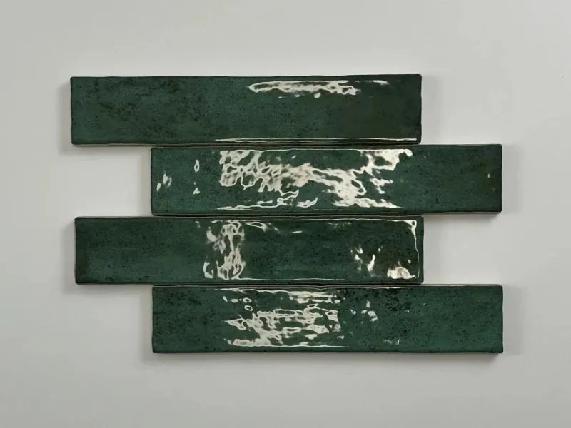Jabo Kalon wandtegel groen 5x25cm glans