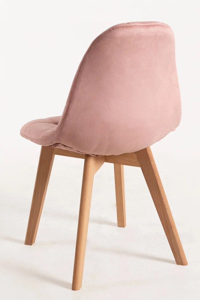 Set 4 Kelen Fluwelen Stoelen