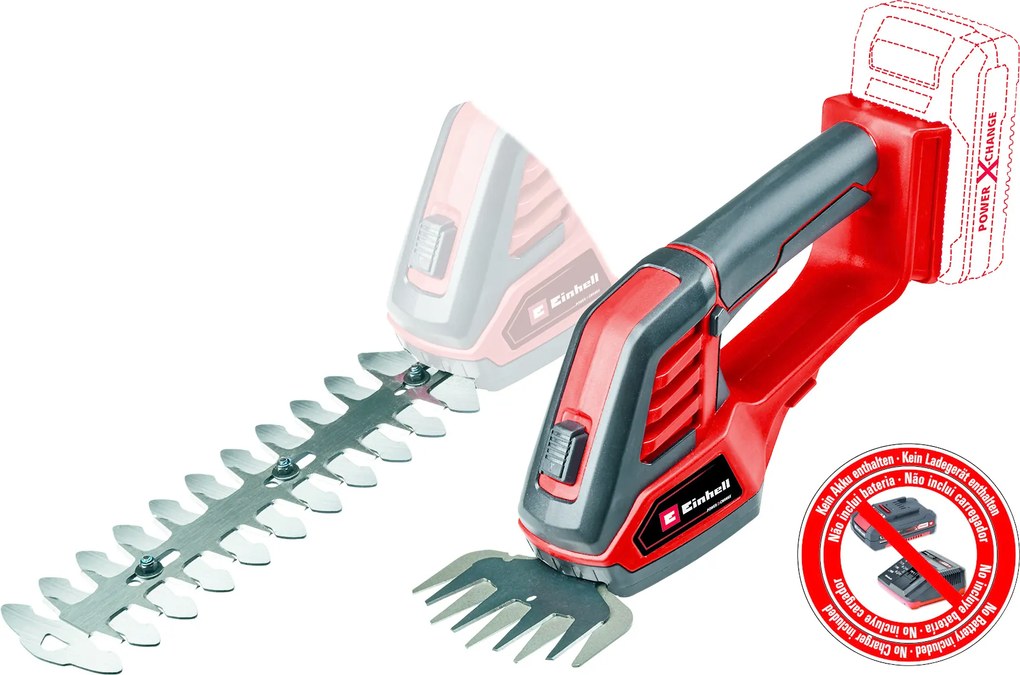 Einhell GE-CG 18/100 Li SOLO Accu Gras- en Heggenschaar